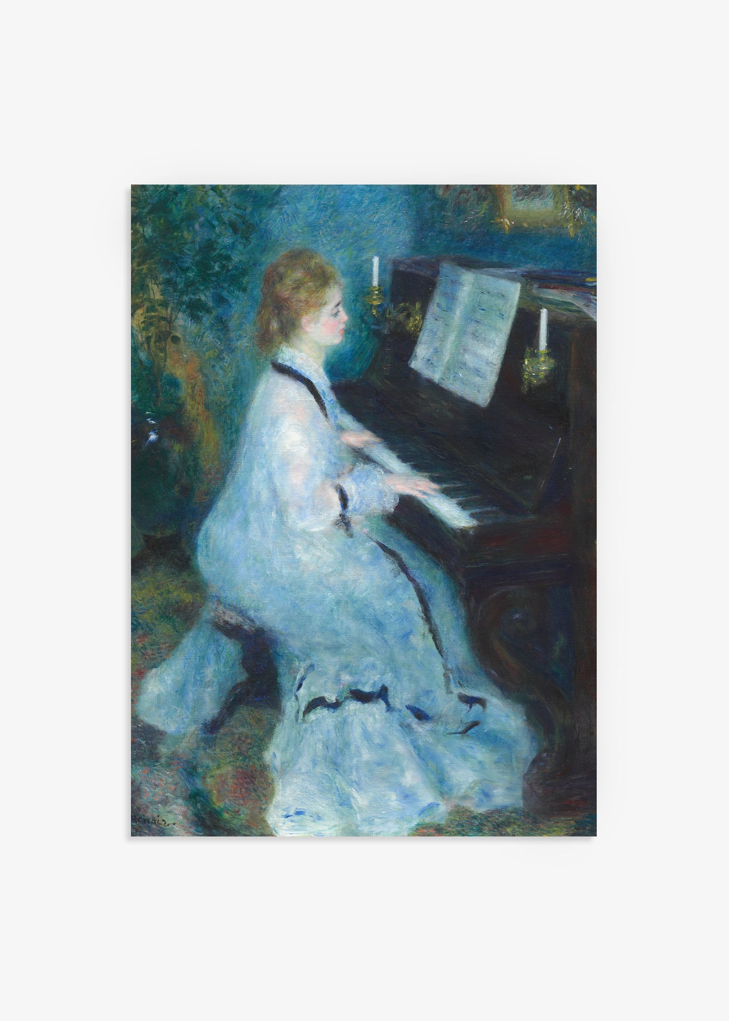 Woman At The Piano Poster