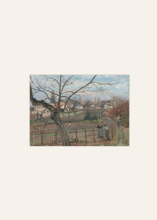The Fence Poster, by Camille Pissarro