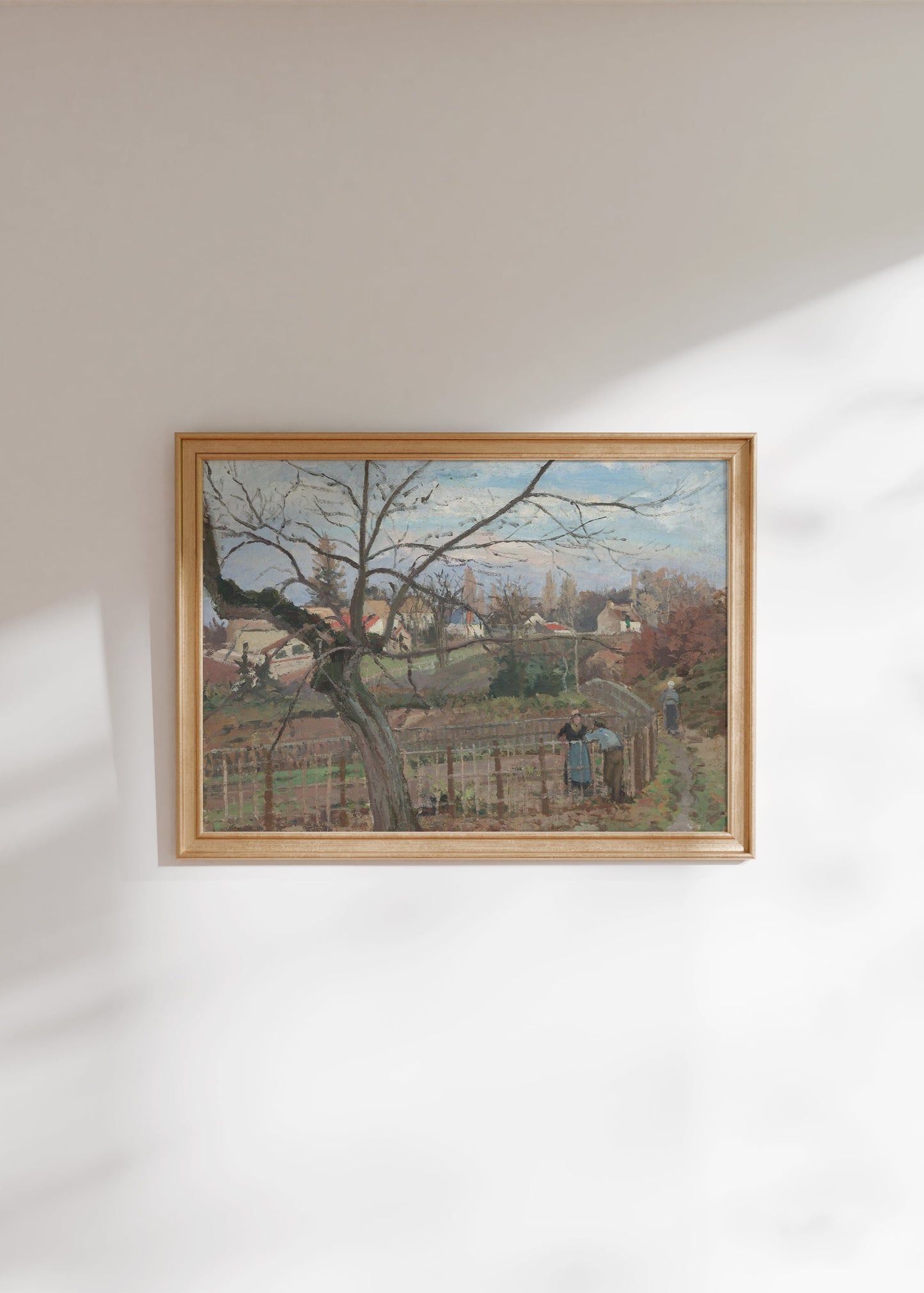 The Fence Poster, by Camille Pissarro