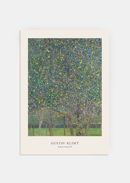 Gustav Klimt - The Pear Tree Print