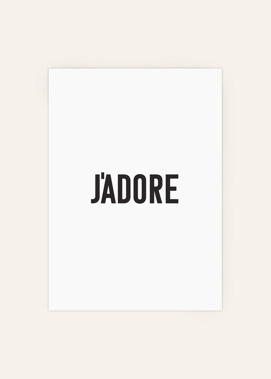 J'adore Fashion Print