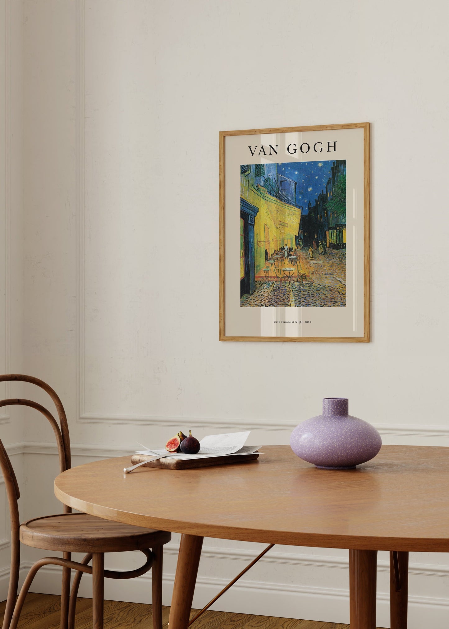 Café Terrace At Night Poster Front View