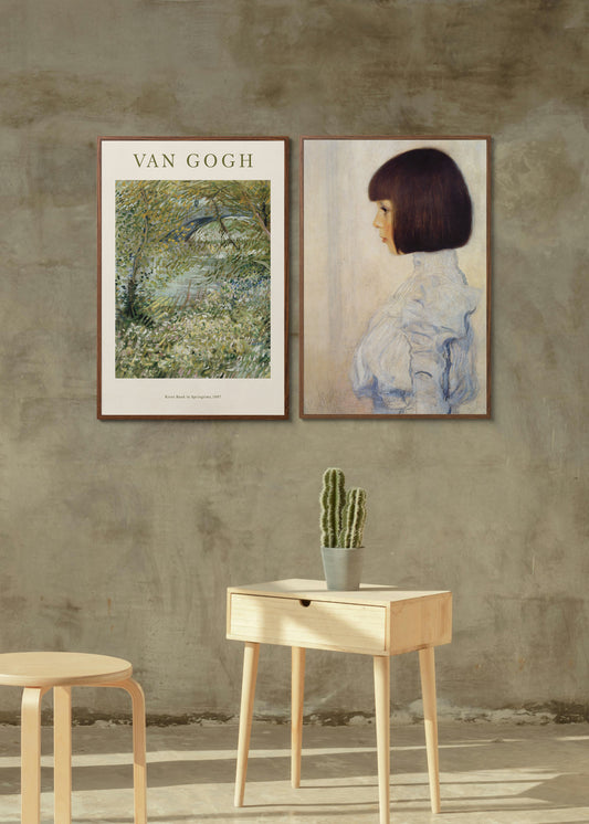 River Bank In Springtime Poster