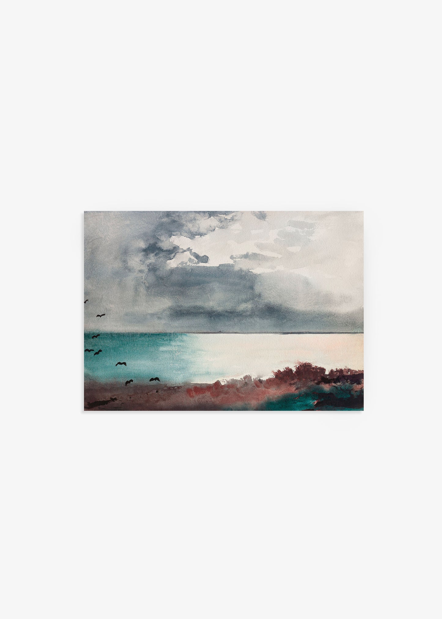 Breaking Storm Coast of Maine Poster