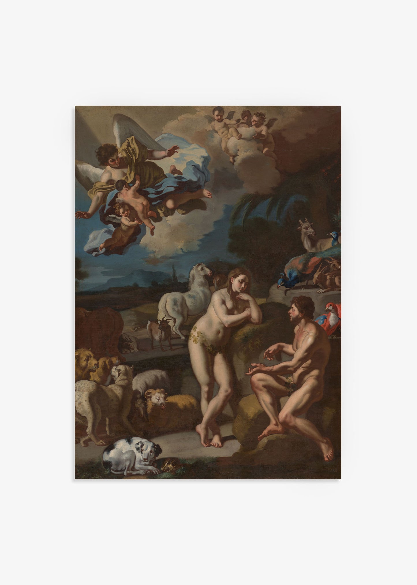 Adam and Eve in Paradise Poster