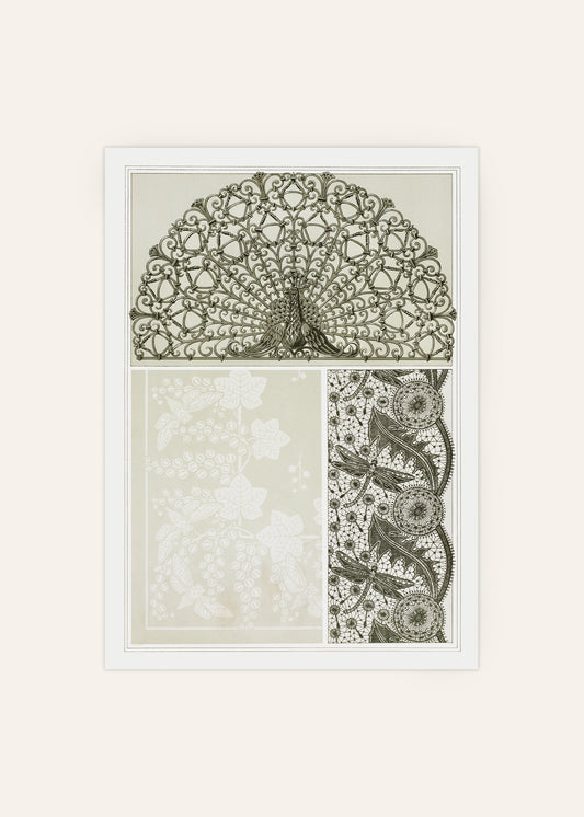 Art Nouveau Patterns Poster