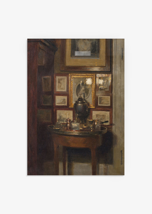 Interior With A Samovar Poster