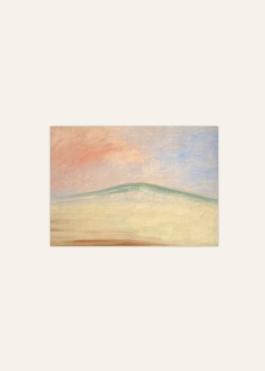 Abstract Mountain Poster