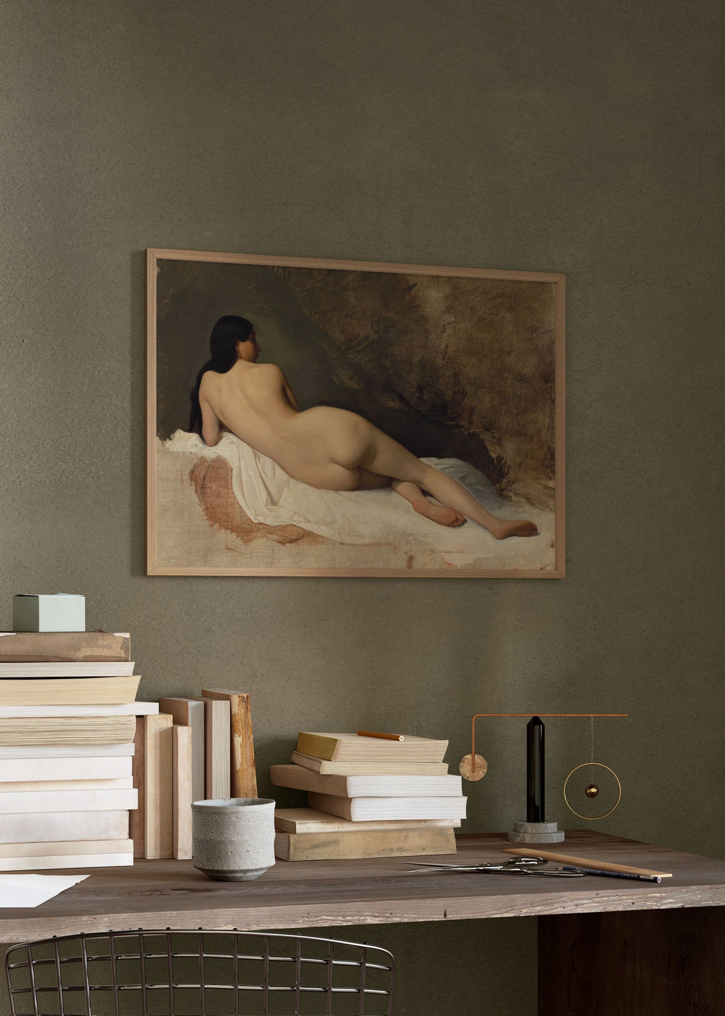 Woman Lying Down Poster