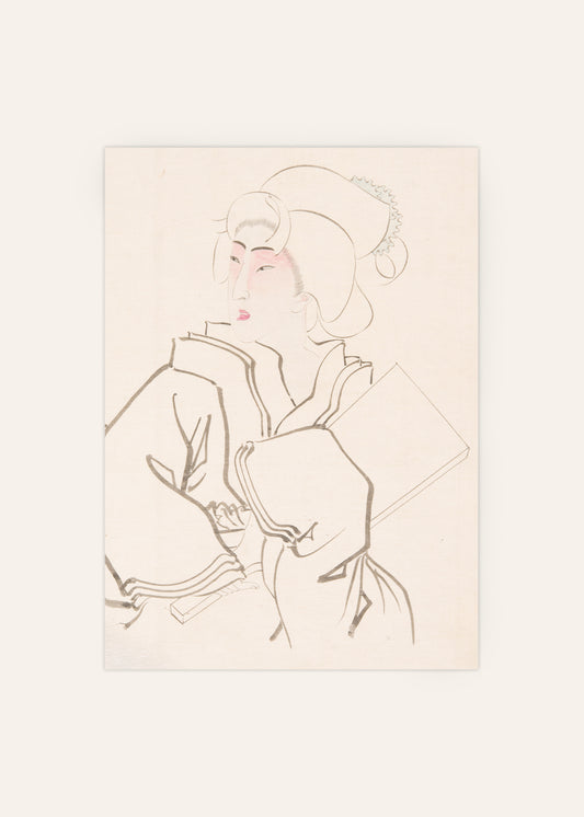 Sketch of a Woman Poster