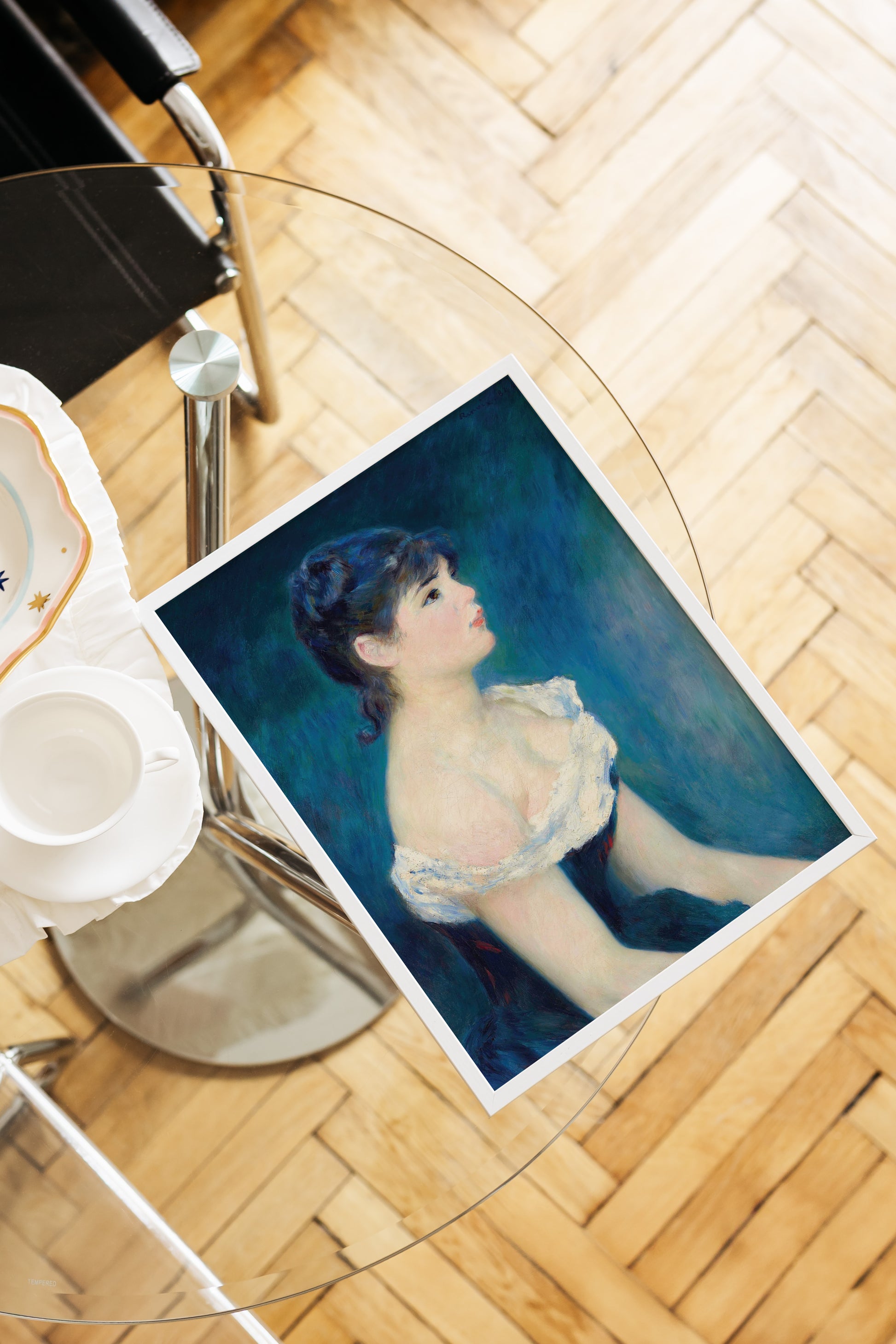 Renoir Buste de Femme de Profil Print