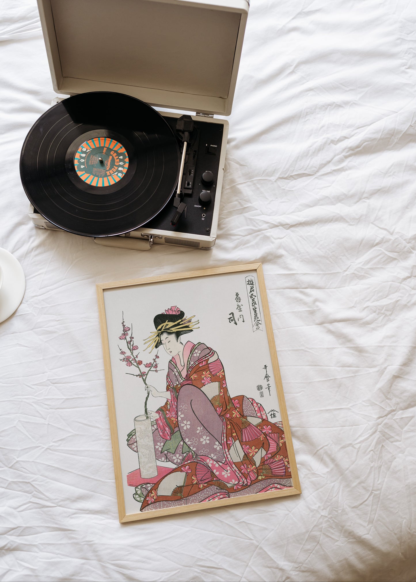 Kitagawa Utamaro Tsukasa of Ogiya Poster 