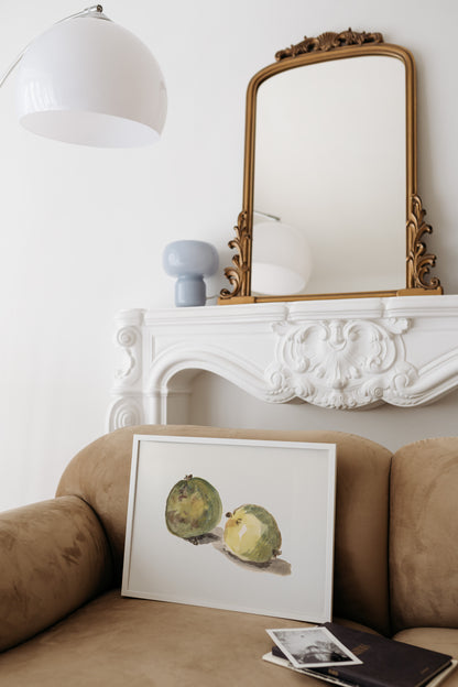 Two Apples Poster