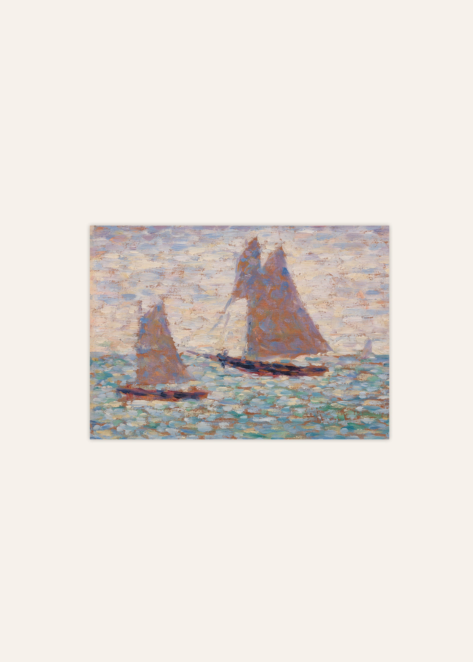 Two Sailboats Poster