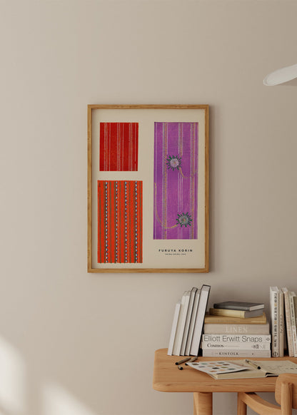 Furuya Korin Japandi Shima Shima Poster