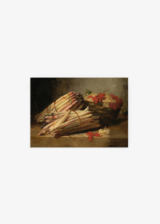 Still Life with Asparagus Print