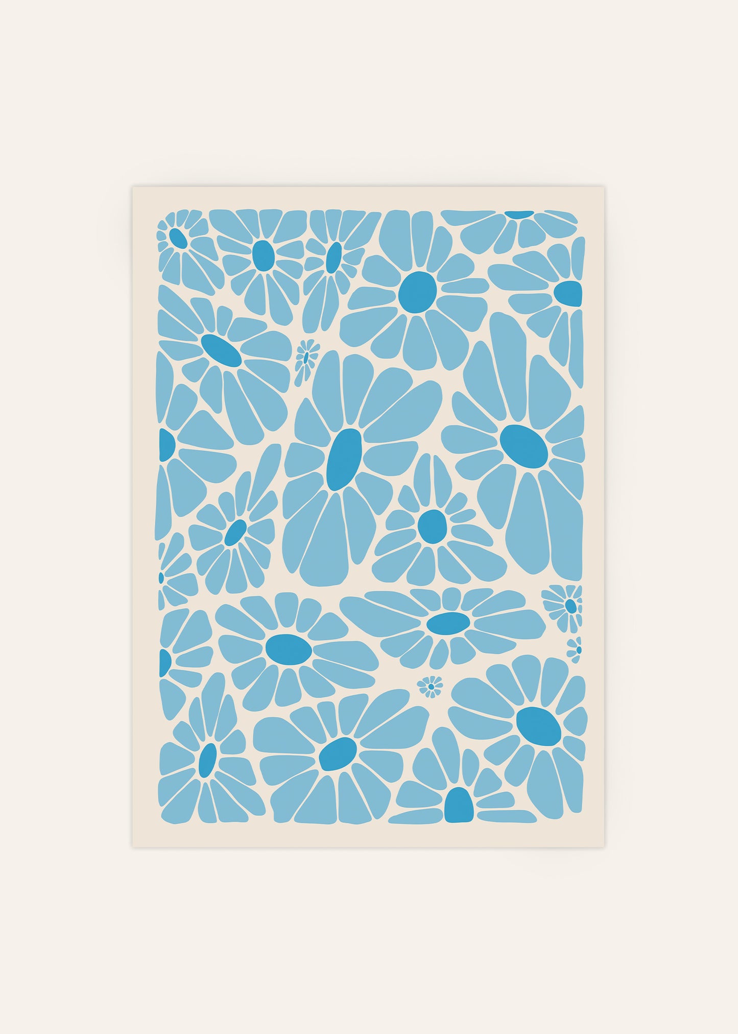 Sunny Blue Poster