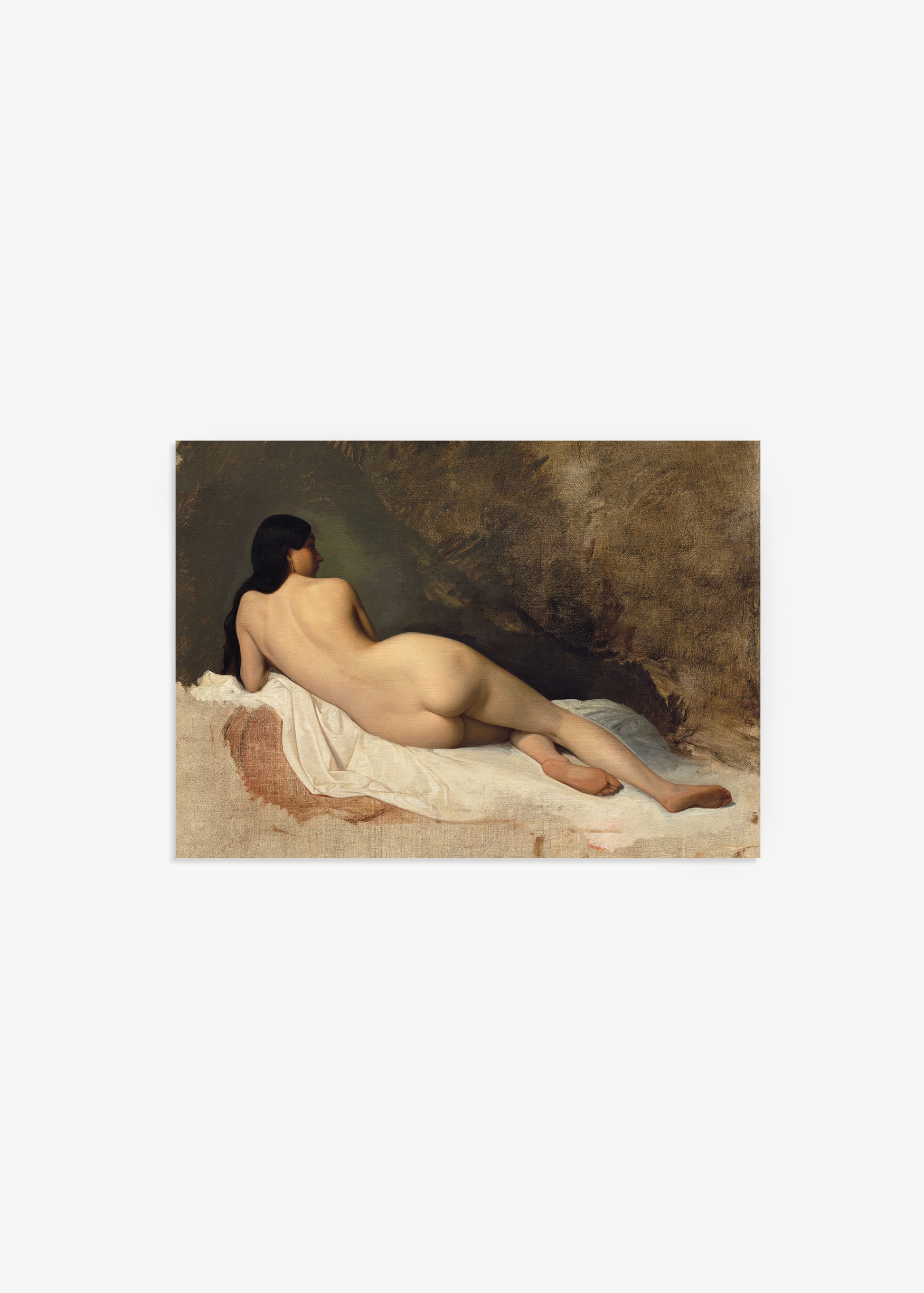 Woman Lying Down Poster