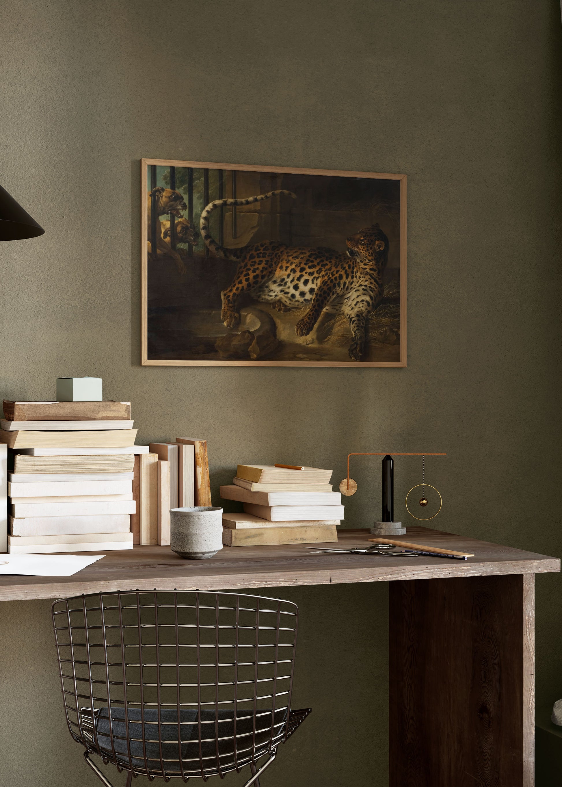 Sleeping Leopard Poster