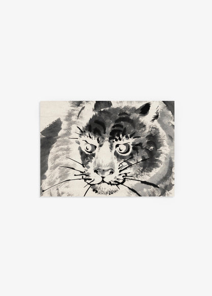 Japandi Tiger Poster