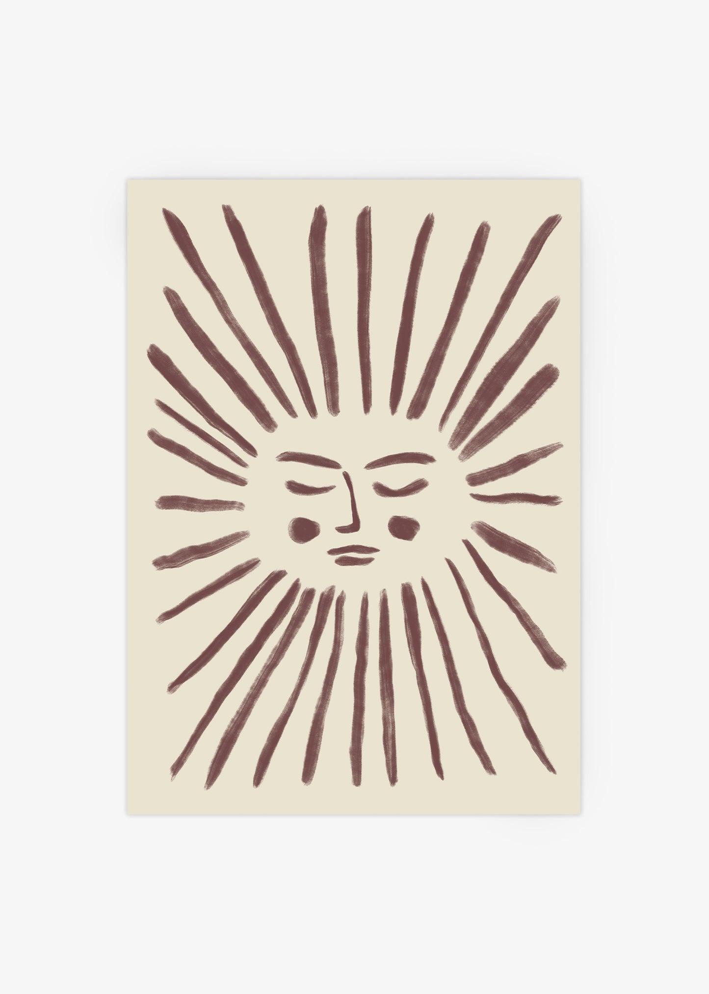 Sunny Face Poster