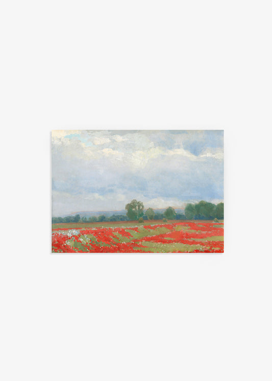Landscape With Clouds Poster
