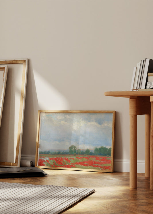 Landscape With Clouds Poster