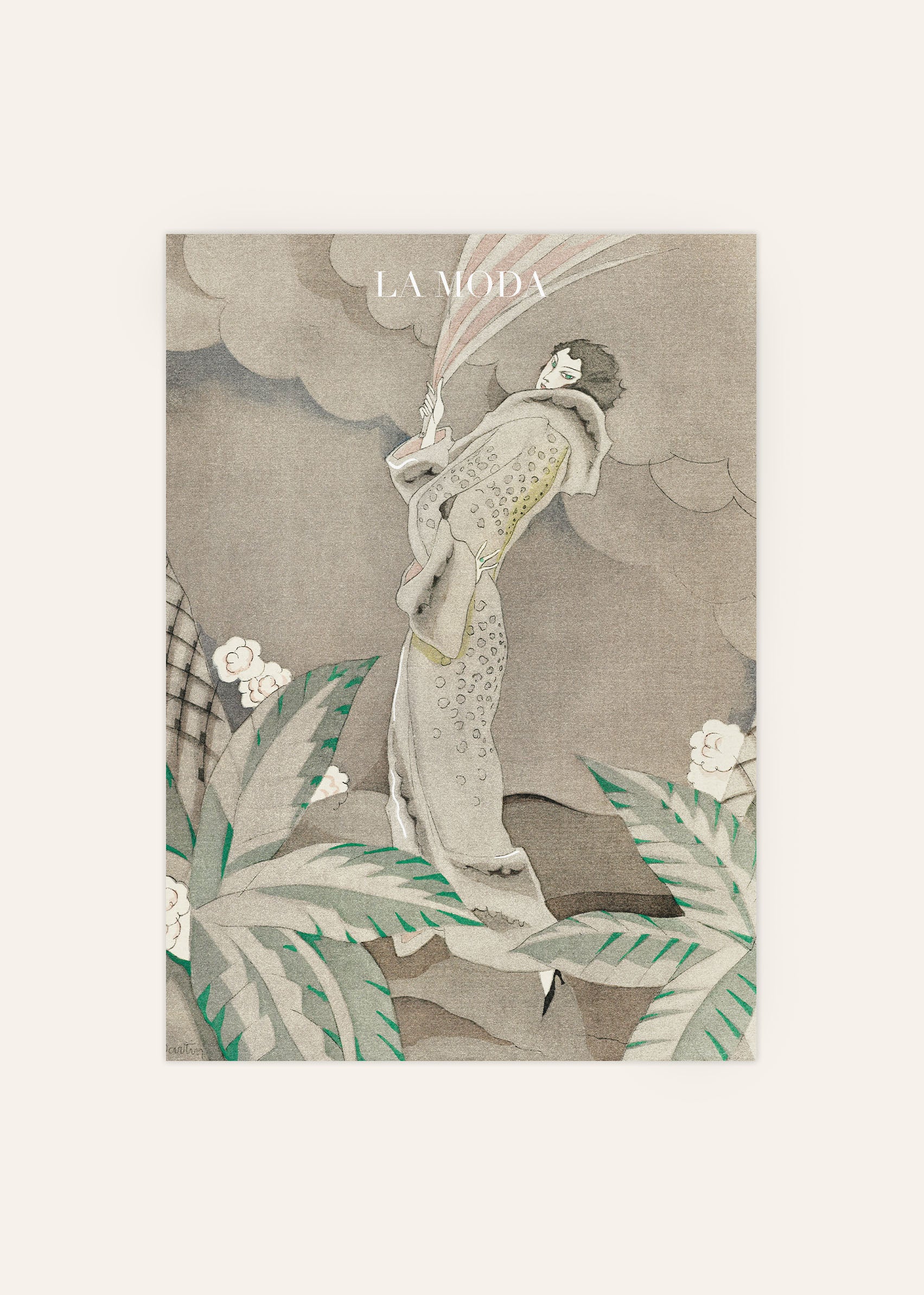 La Mode Fashion Illustration Poster