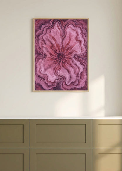 Abstract Flower Poster