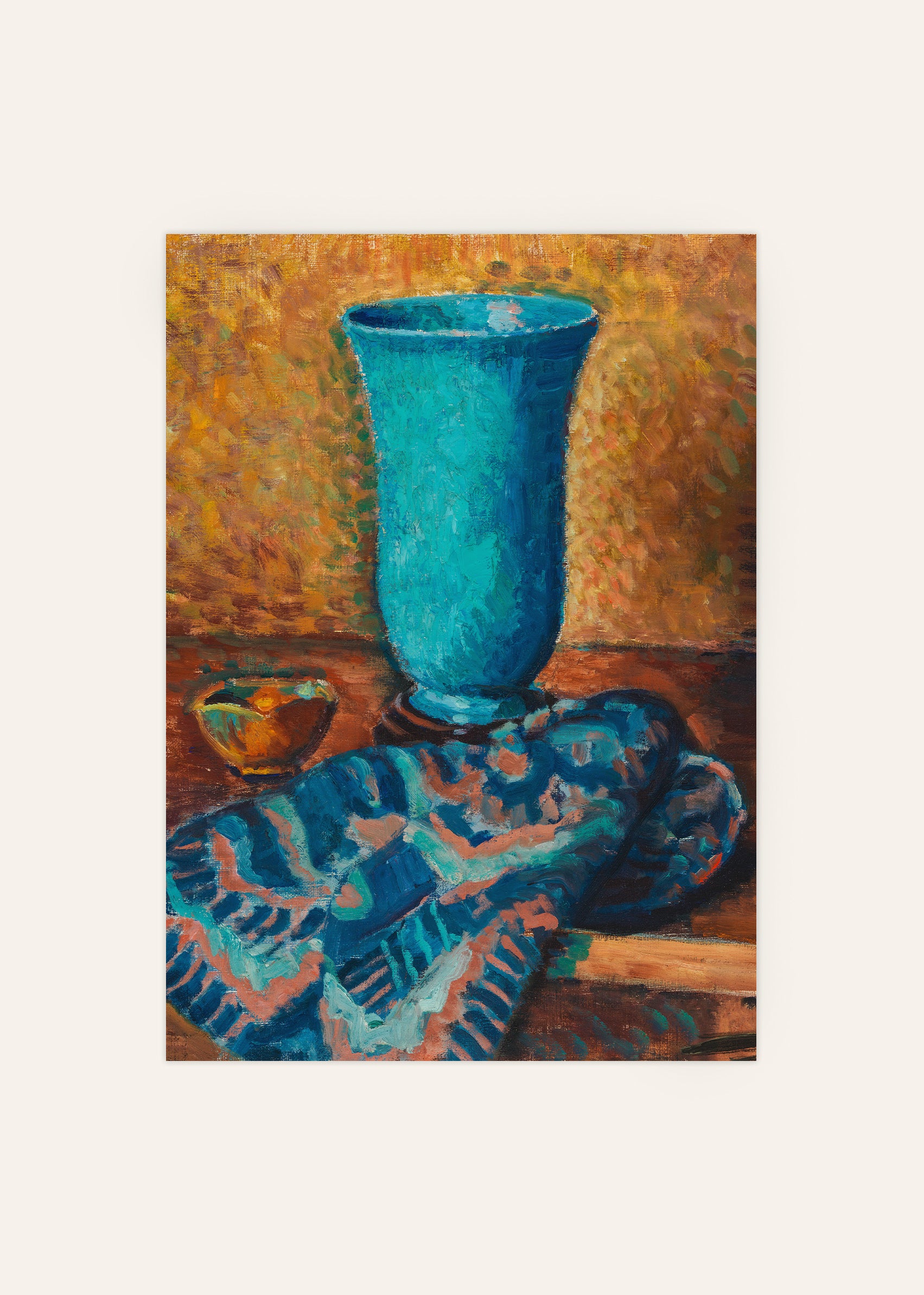 Alfred William Finch Sininen Maljakko Poster