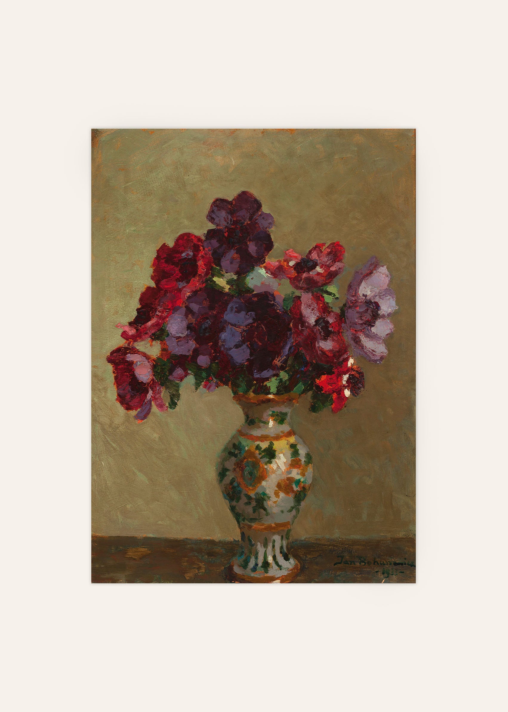 Anemone Flowers Poster