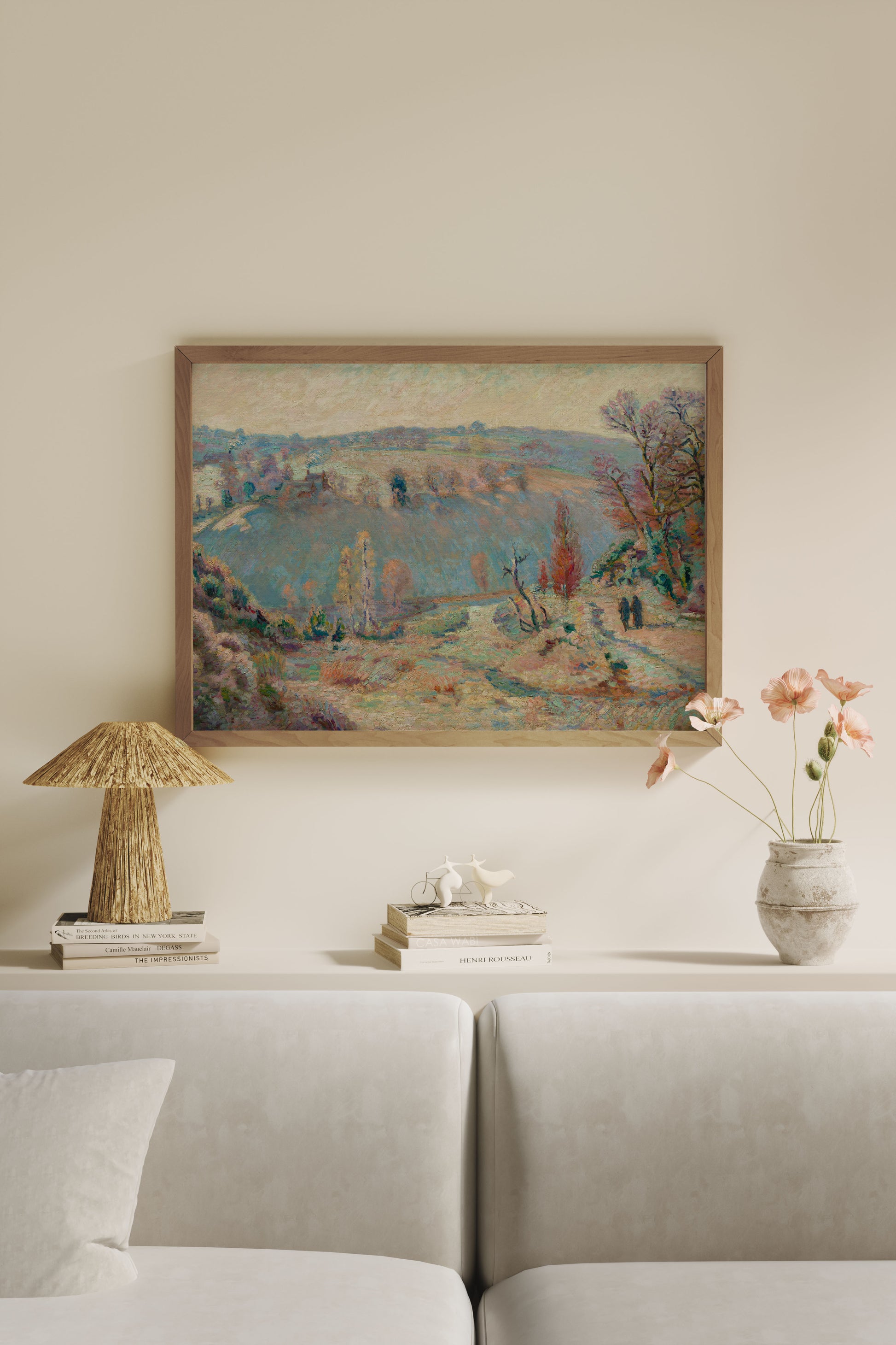 Armand Guillaumin Valley of the Sédelle at Pont Charraud White Frost Poster