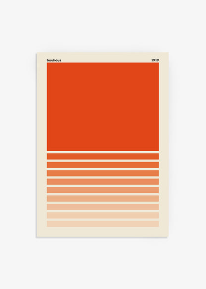 Shades of Orange Print