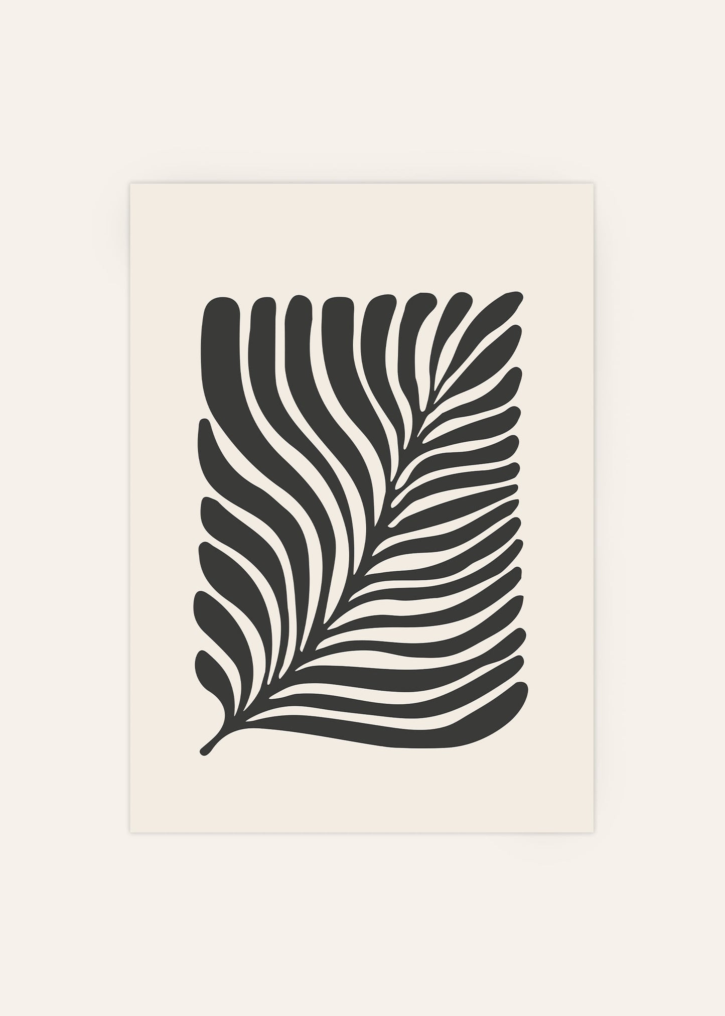 Black Leaf Poster