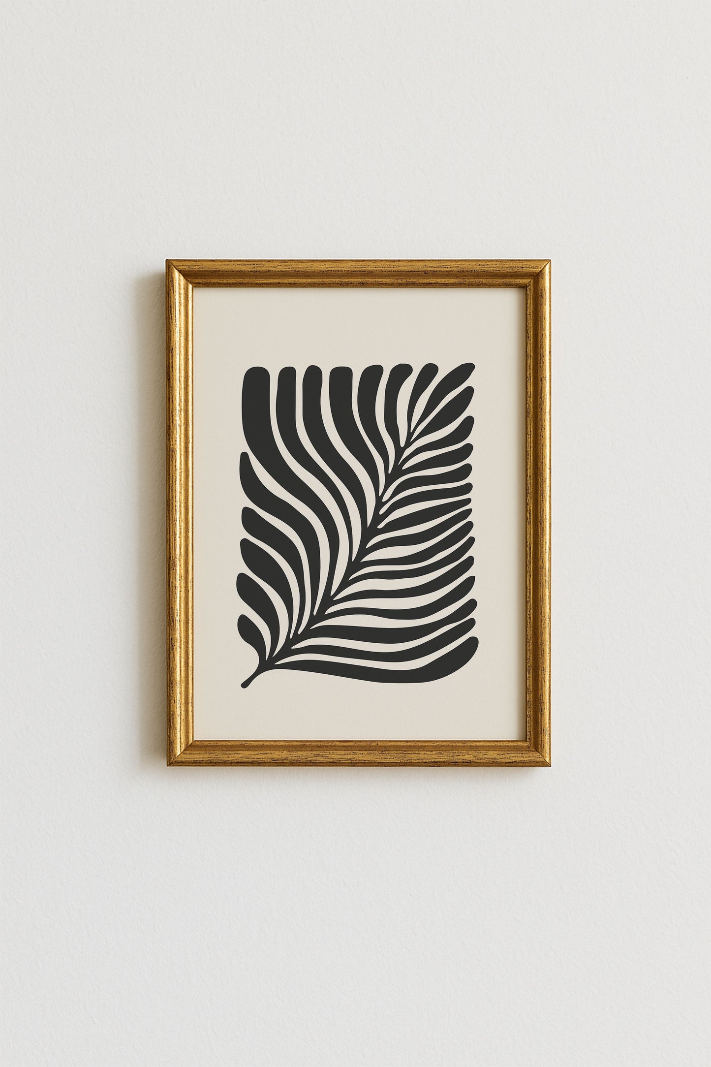 Black Leaf Poster