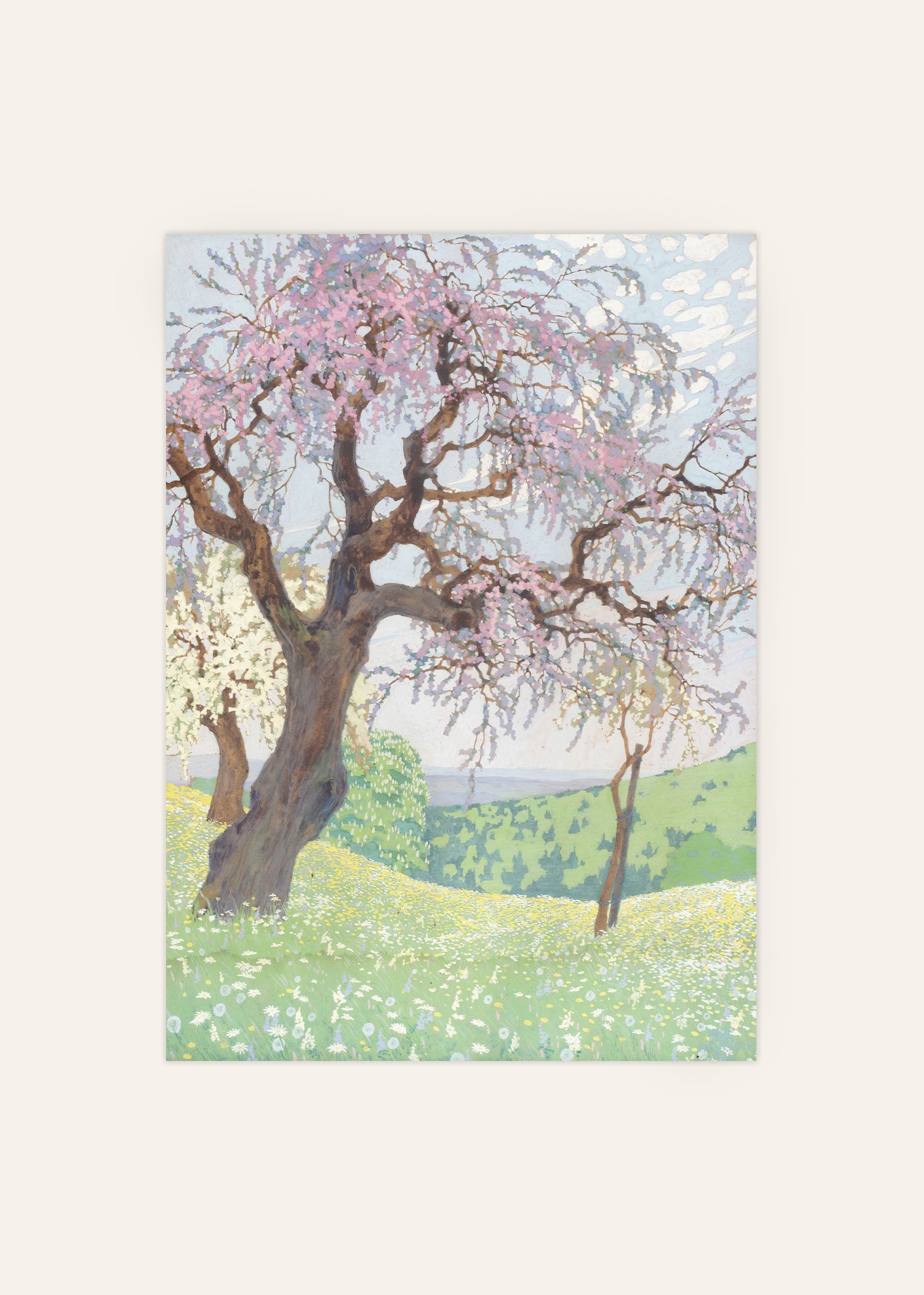 Blossom Tree Landscape Poster
