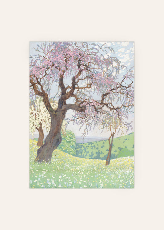 Blossom Tree Landscape Poster