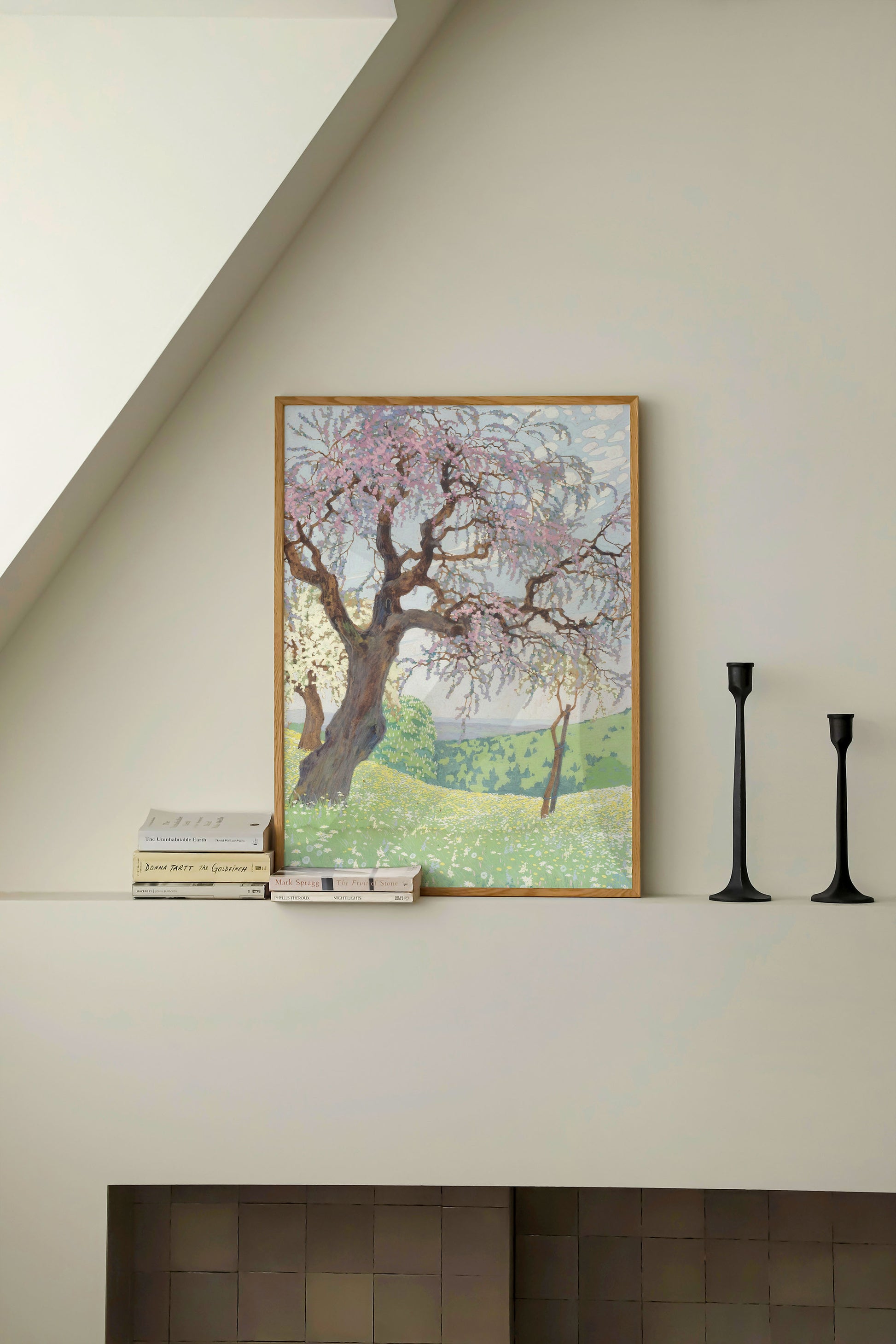 Blossom Tree Landscape Poster