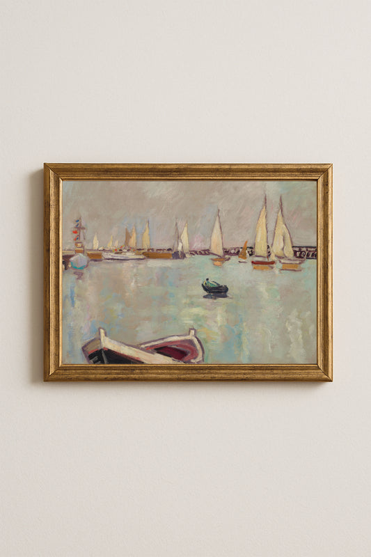 Boats and Sailboats Poster