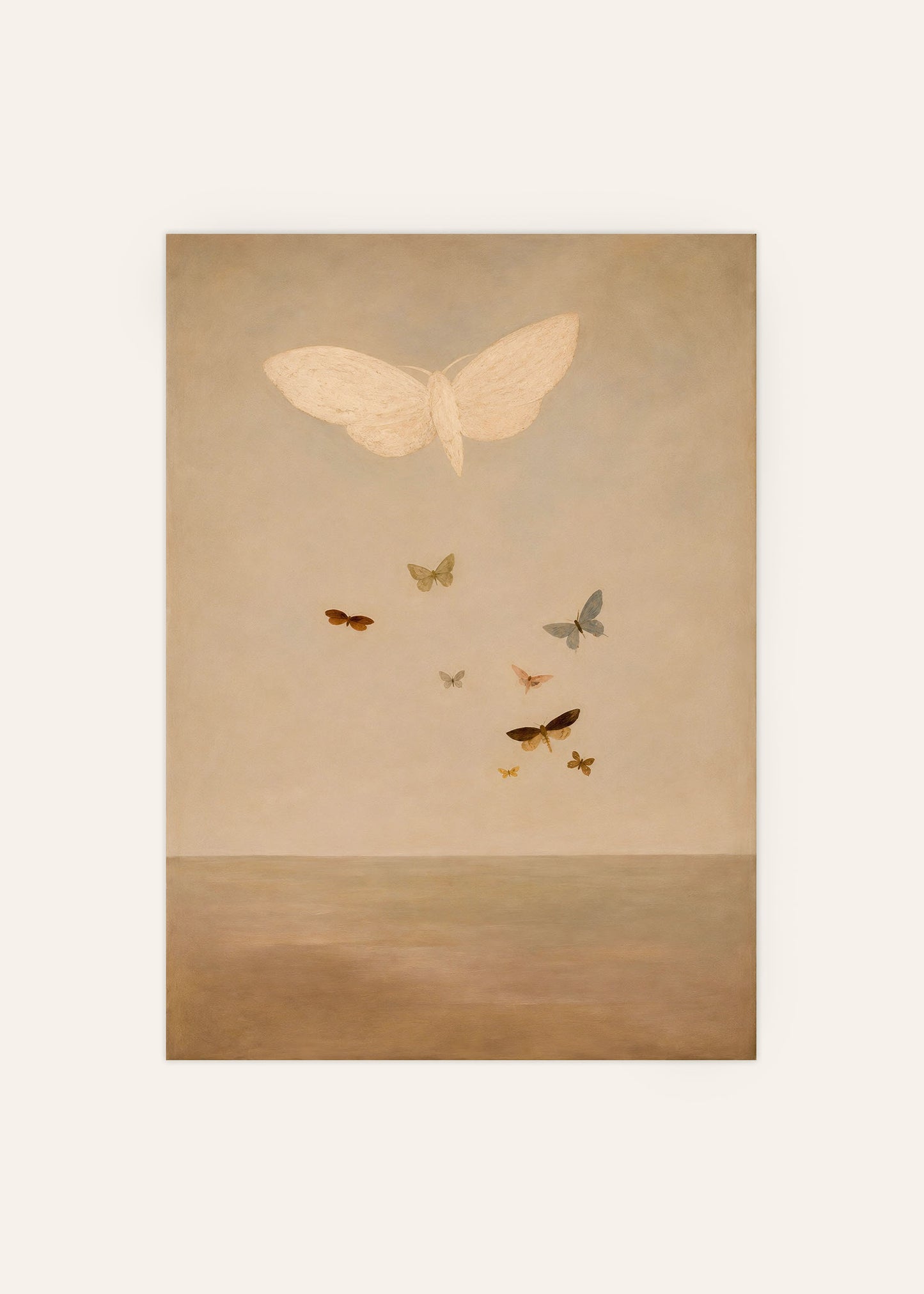 Butterfly Sky Poster