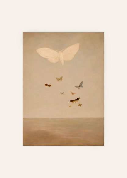Butterfly Sky Poster