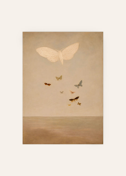 Butterfly Sky Poster