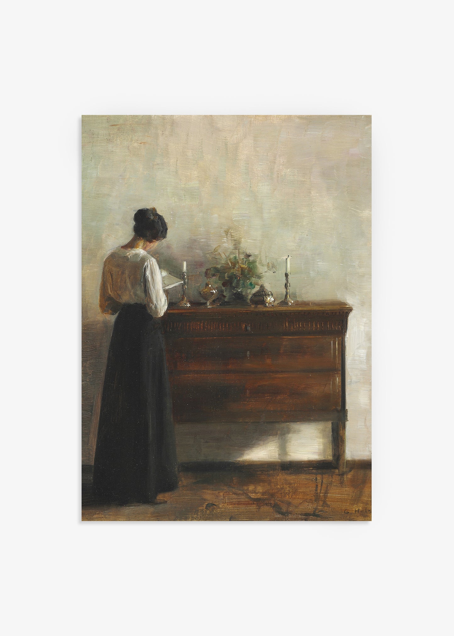 Woman Reading Art Print