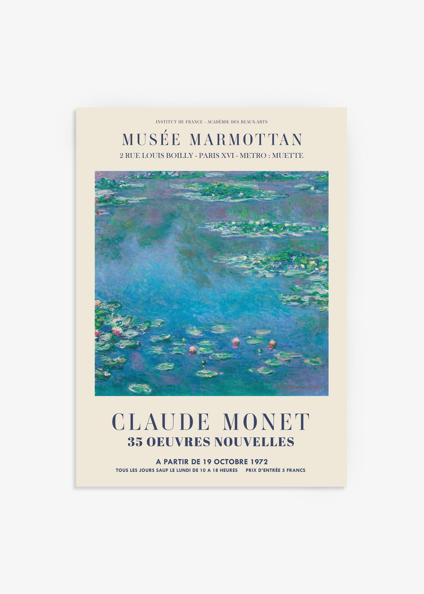 Claude Monet Water Lilies 1906 Print