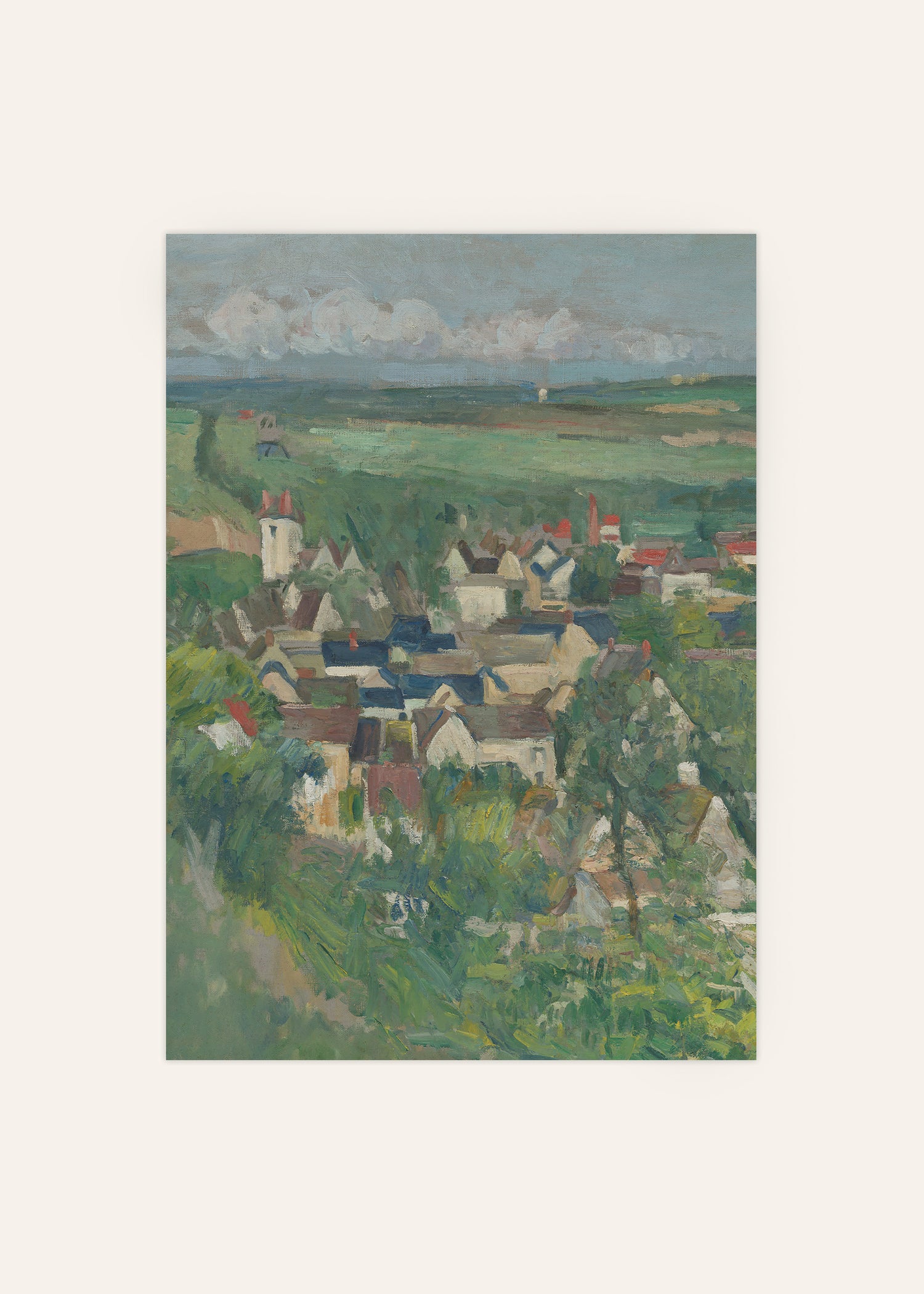 Auvers Landscape Poster Image