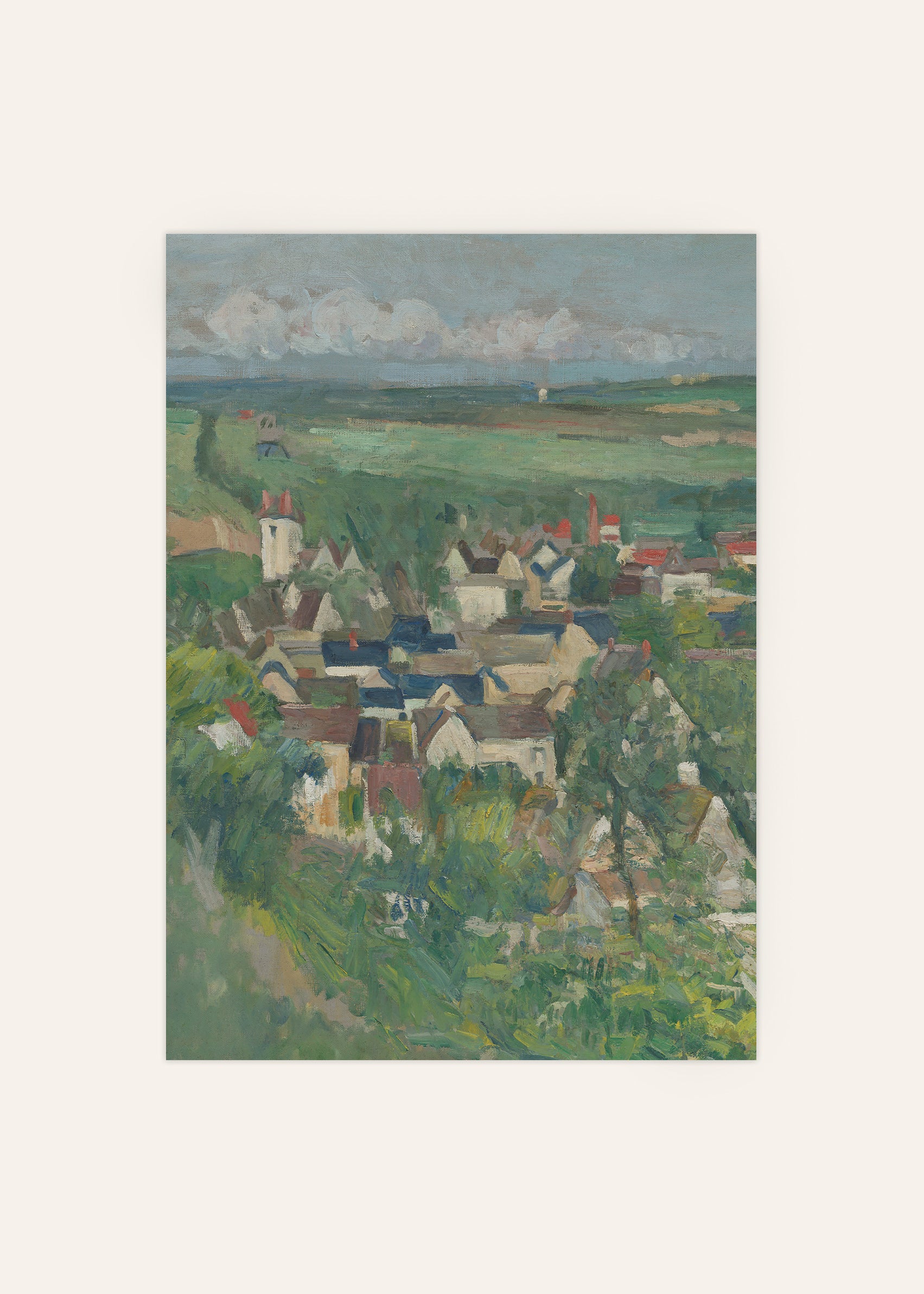 Auvers Landscape Poster