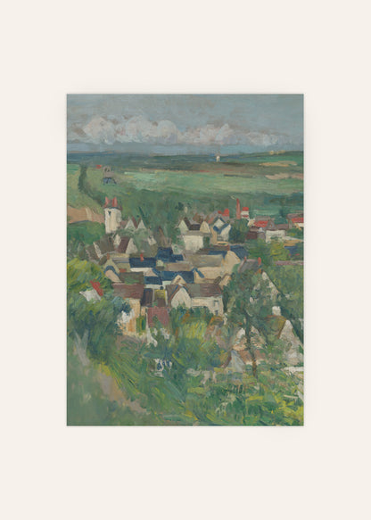Auvers Landscape Poster