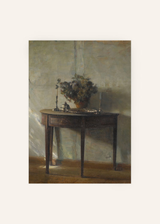 Carl Holsøe Wooden Hallway Table Print