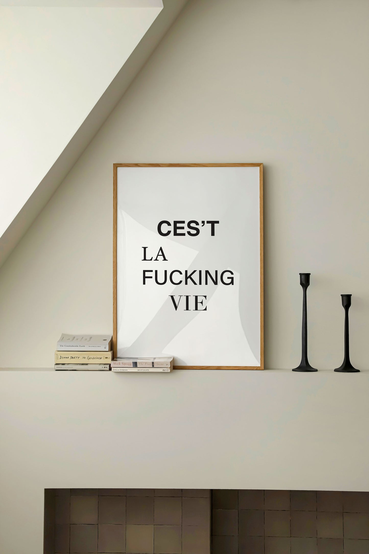 Ces't La Vie Type Poster