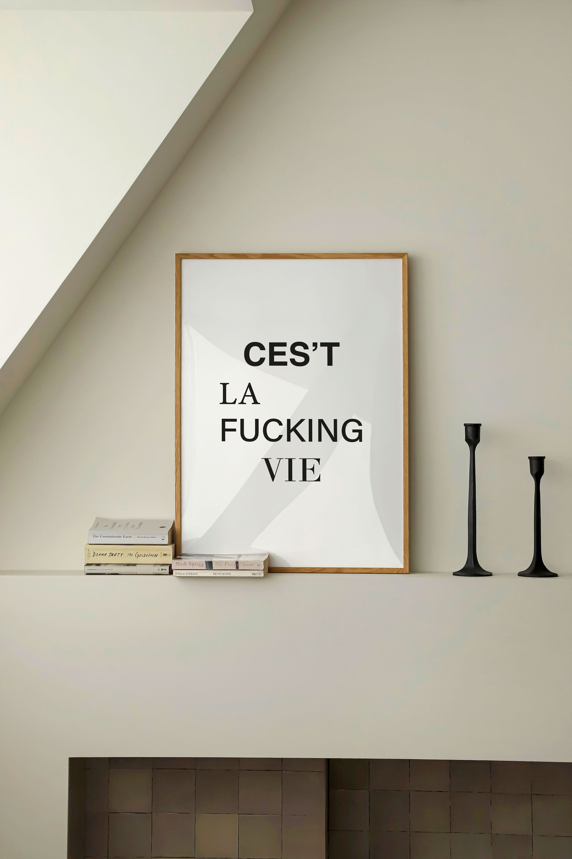 Ces't La Vie Type Poster